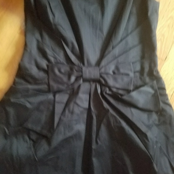 Kate spade black jillian bow waist dress. Sz 8 - Picture 3 of 6
